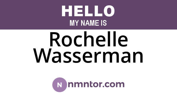 Rochelle Wasserman