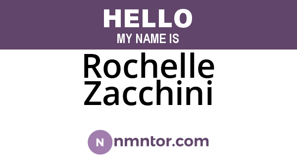 Rochelle Zacchini