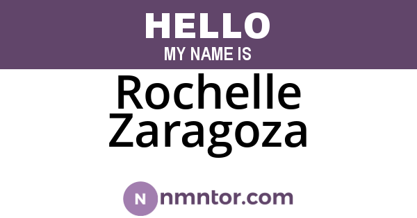 Rochelle Zaragoza