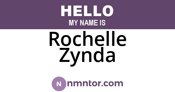 Rochelle Zynda