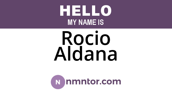 Rocio Aldana