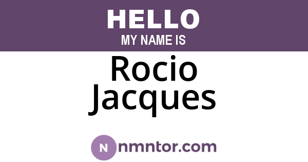 Rocio Jacques