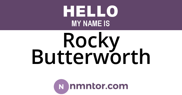 Rocky Butterworth