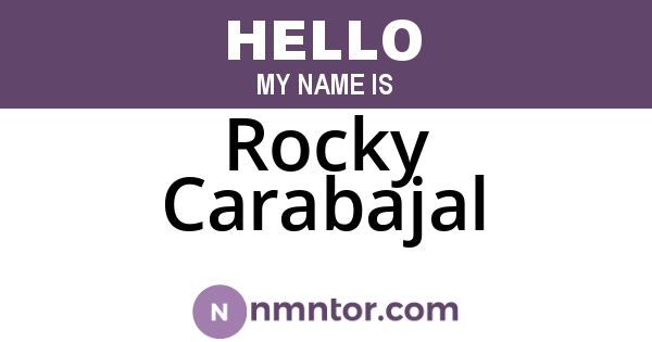 Rocky Carabajal