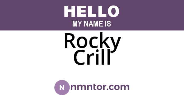 Rocky Crill