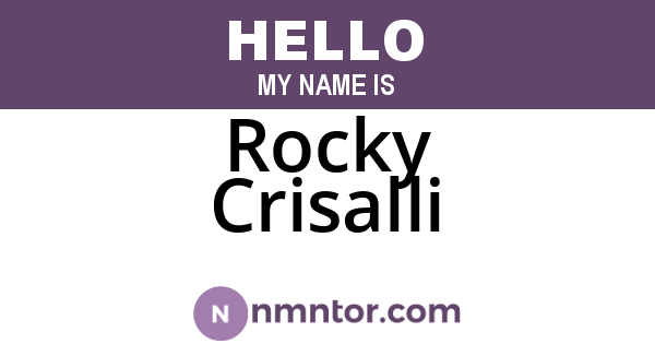 Rocky Crisalli