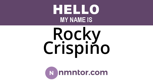 Rocky Crispino