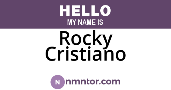 Rocky Cristiano