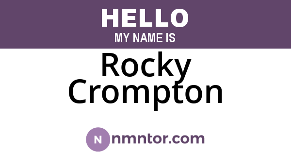 Rocky Crompton