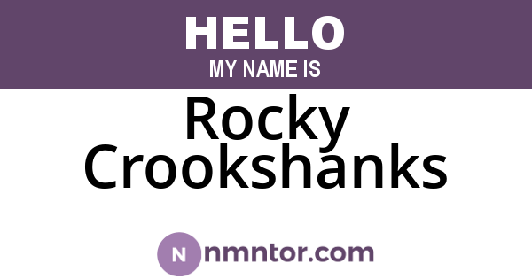 Rocky Crookshanks