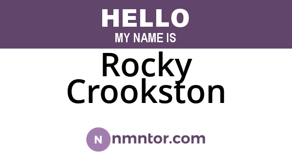 Rocky Crookston