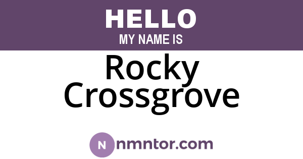 Rocky Crossgrove