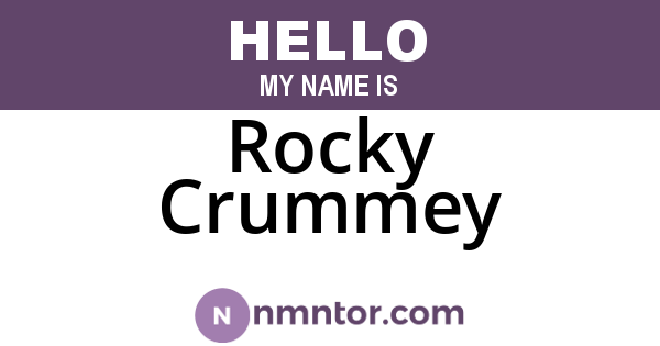 Rocky Crummey