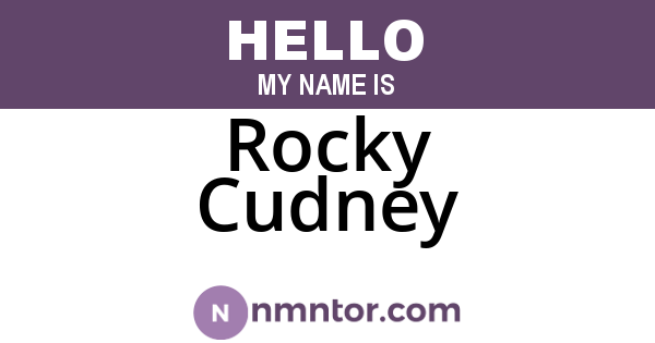 Rocky Cudney