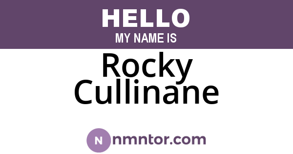 Rocky Cullinane