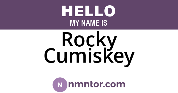 Rocky Cumiskey