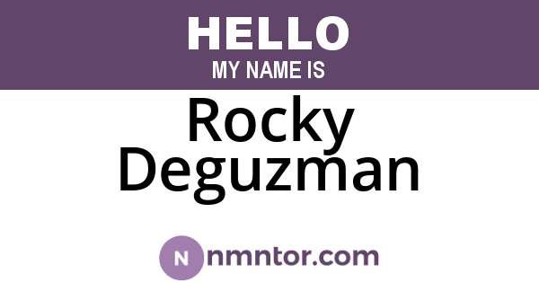 Rocky Deguzman