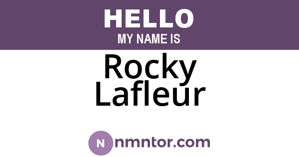Rocky Lafleur