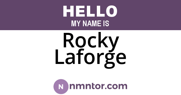 Rocky Laforge
