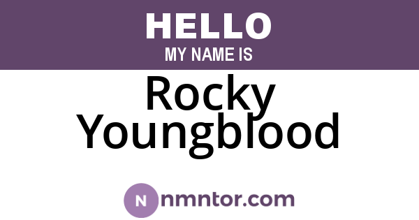 Rocky Youngblood