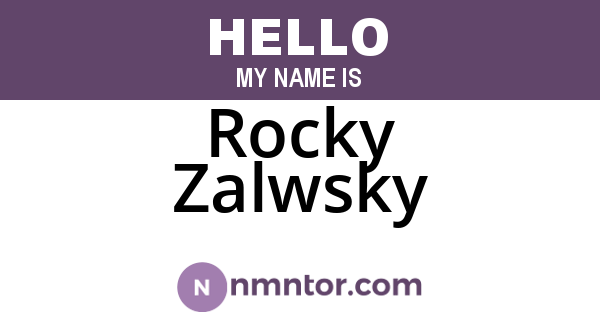Rocky Zalwsky