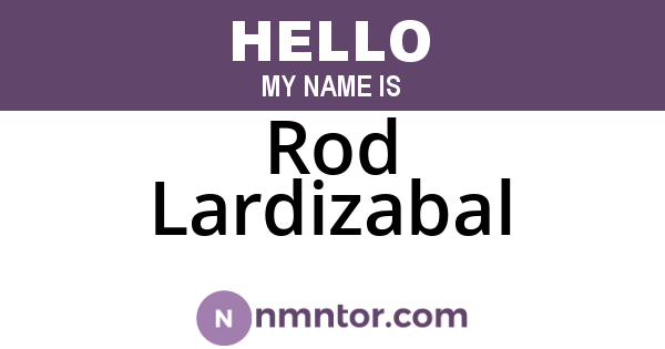 Rod Lardizabal