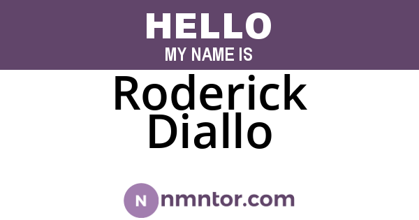 Roderick Diallo