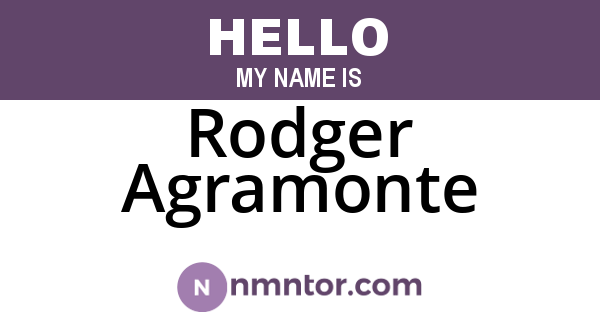 Rodger Agramonte