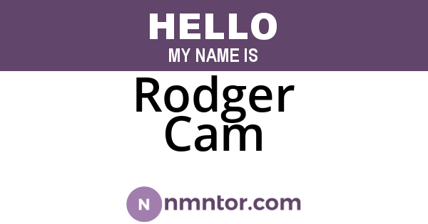 Rodger Cam