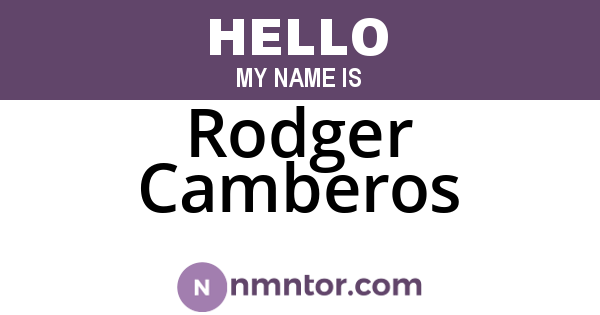 Rodger Camberos