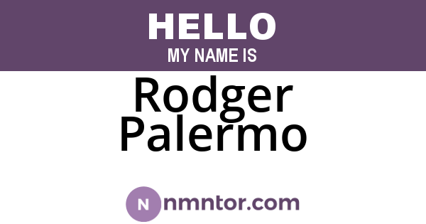 Rodger Palermo