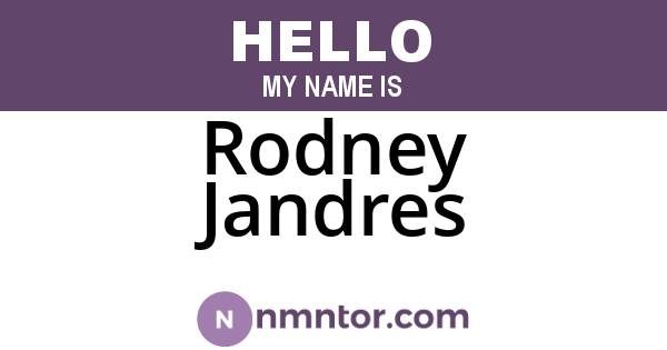 Rodney Jandres