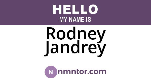 Rodney Jandrey