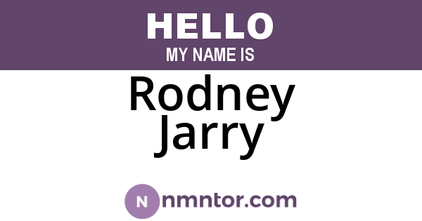 Rodney Jarry