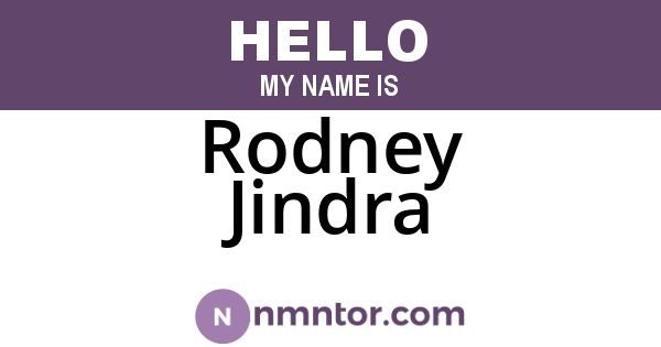 Rodney Jindra