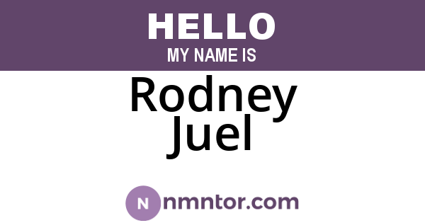 Rodney Juel