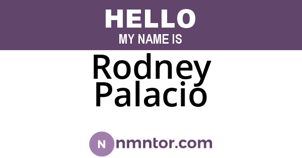 Rodney Palacio