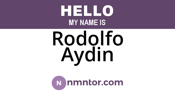 Rodolfo Aydin