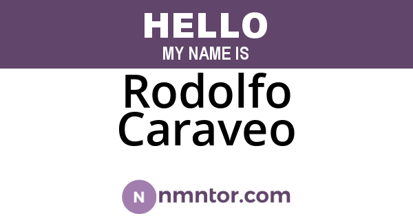 Rodolfo Caraveo