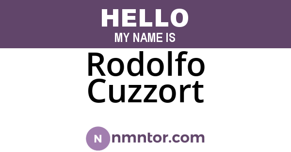 Rodolfo Cuzzort