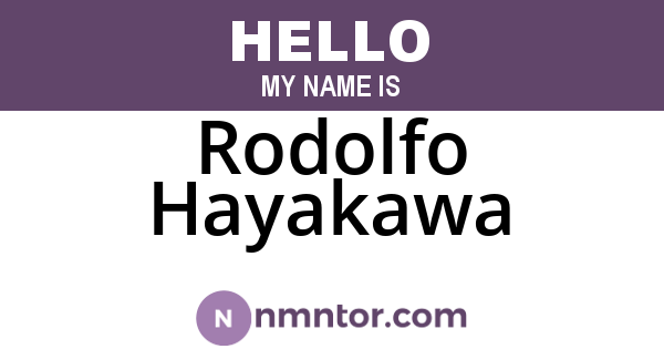 Rodolfo Hayakawa