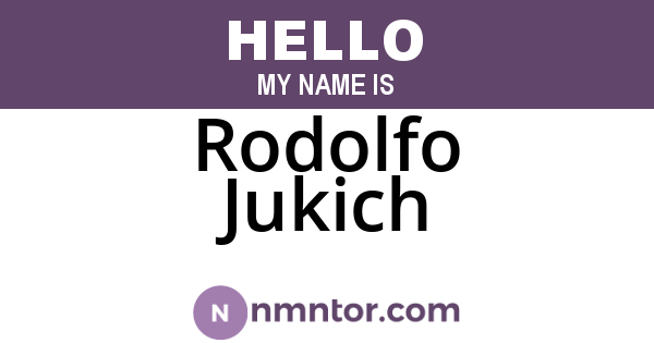 Rodolfo Jukich