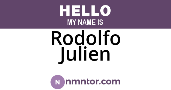 Rodolfo Julien