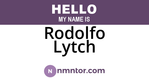 Rodolfo Lytch