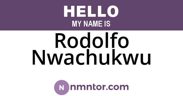 Rodolfo Nwachukwu