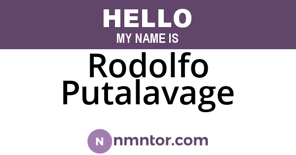 Rodolfo Putalavage