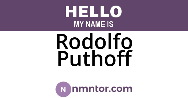 Rodolfo Puthoff