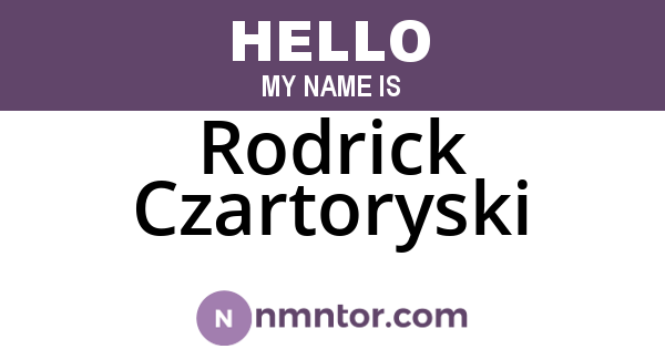 Rodrick Czartoryski