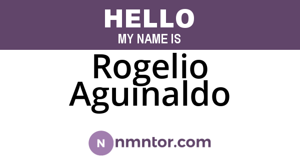 Rogelio Aguinaldo