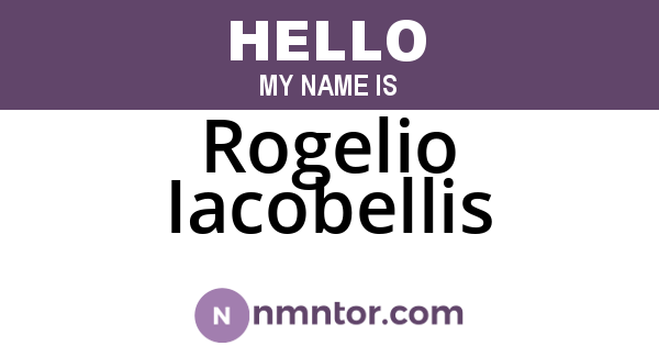 Rogelio Iacobellis